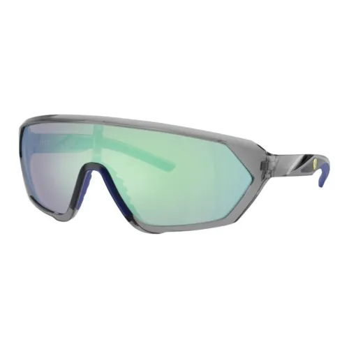 Ferrari Plastic Irregular Shape Sunglasses Men's Gray
