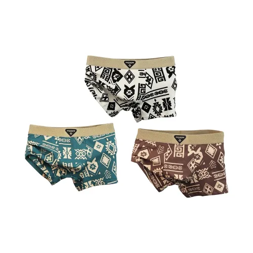 Devanro Maya Черный Maya Зеленый Maya Земля Мужские Боксеры