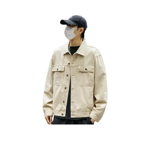 Tonlion Хаки Унисекс Джинсовые куртки