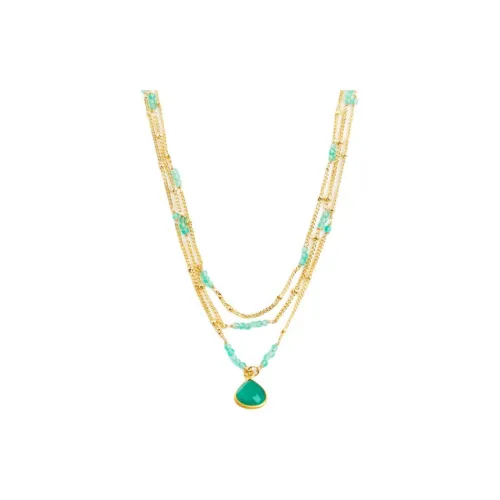 LILO Брасс Колье Женские Зеленый