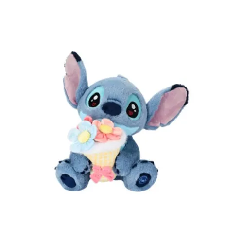 Disney x Disney Store Stitch Признание в любви Букет Кукла Куклы Плюшевая кукла 37 см Рекомендуемый рост
