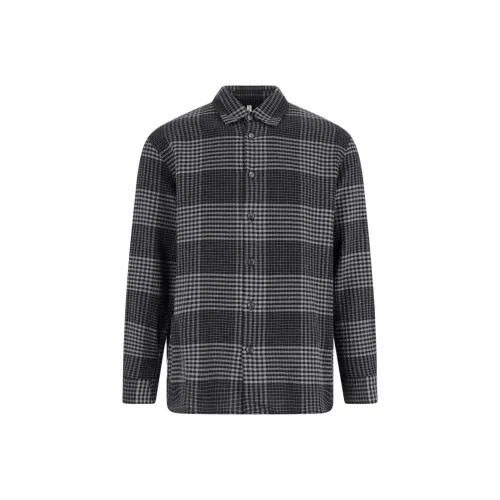 Подсолнух Серый Мужские Рубашки