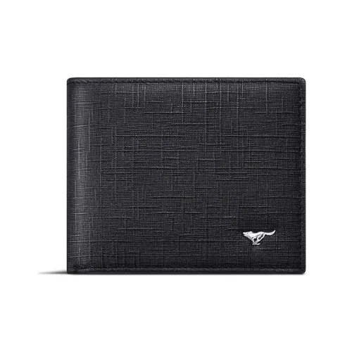 SEPTWOLVES Кошелек из ляжейного коровьего кожа стандартный мужской черный