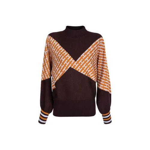 Tang Xi Коричневый Женский Трикотаж