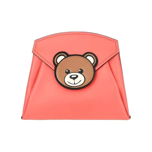 MOSCHINO Кожа Клатч Женский Оранжевый Красный