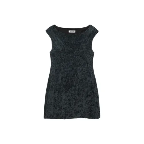 LOW CLASSIC FW25 Вельвет ТУНИКА Мини Платье Без рукавов Платье Женское