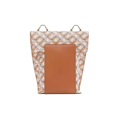 Azzurra Gronchi Корова Кожа Двойная Сумка через плечо Средняя Женская Коричневая