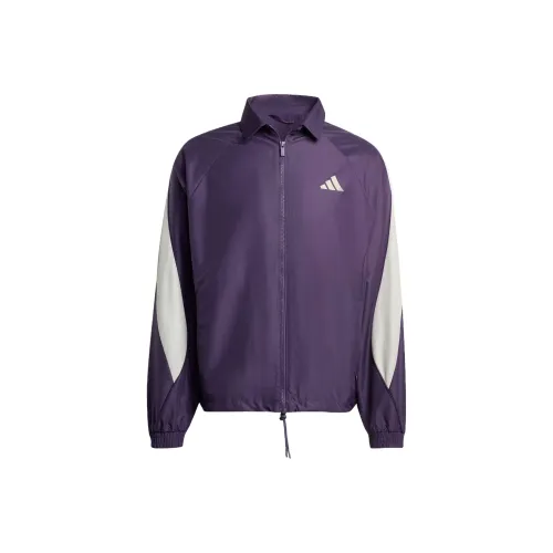 Adidas Aurora Plum Gunmetal Gray Men's Jackets