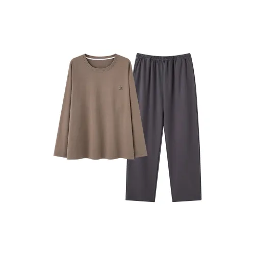 DAMOS·LOVE Осенний Длинный Рукав Пижамные Комплекты Мужской