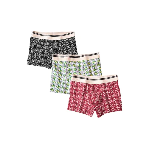 Devanro Черный Зеленый Бордовый Мужские боксер-шорты