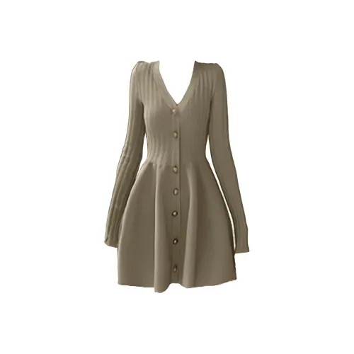 DITB Длинное платье с длинными рукавами женское