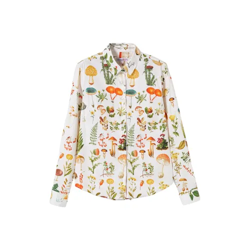 COTON DOUX Нишевый Художественный Стиль Рубашка Женская