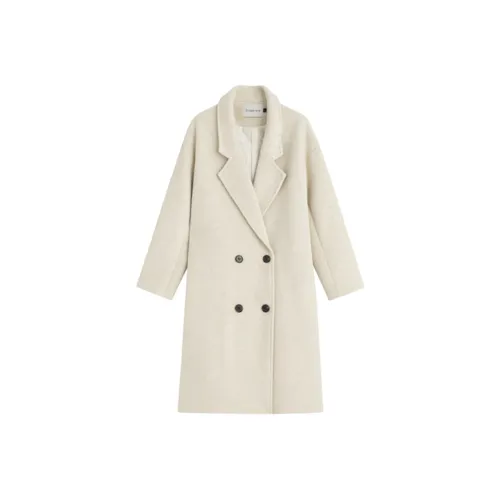 POWXV Овсяный Женские Тренч