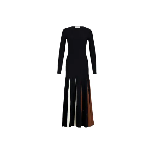 GABRIELA HEARST Длинное платье с длинными рукавами женское