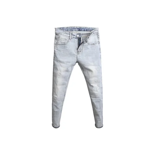 Chisportate Синий Унисекс Джинсы