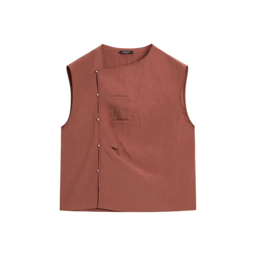 Massimo Dutti Red Women's Shirts Масимо Дутти Красный Женские Рубашки