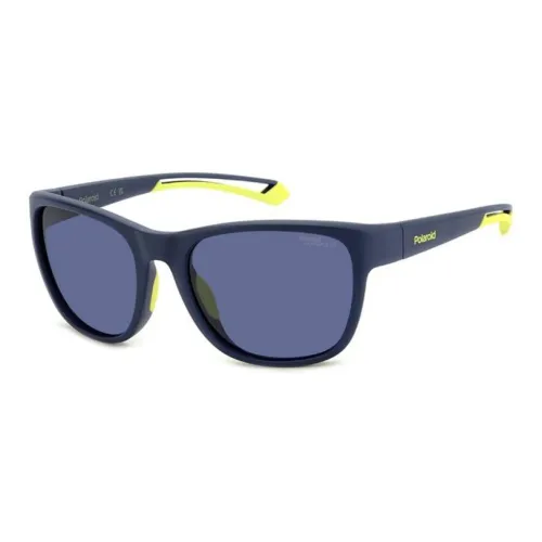 Polaroid Пластик Квадрат Солнцезащитные очки Унисекс Матовый Синий