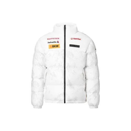 DESCENTE CH National Team Коллаборация Мужской и Женский Спортивный Пуховик Укороченный Унисекс