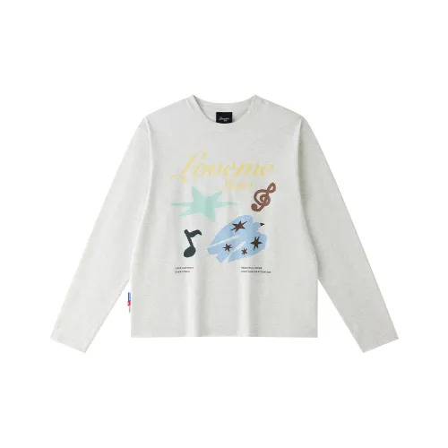 LOVE ME LATER Длинный рукав Т-рубашка Унисекс