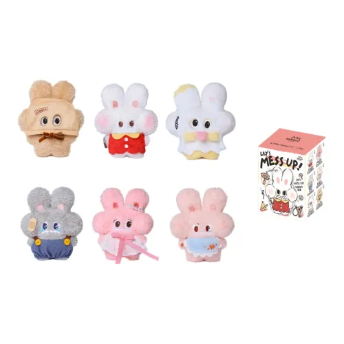 Fuzzy Grass Paradise Iaiiao Озорной Kindergarten Collection Слепые коробки Один Mystery Коробка Целая коробка 6 шт