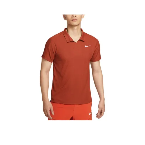 Nike Clothing Red Men's Polo