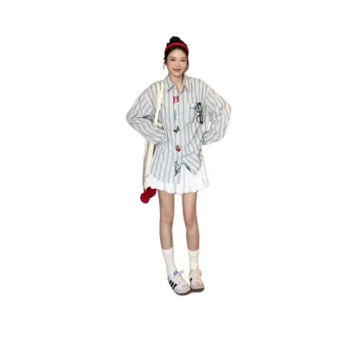 9c collective Белые Женские Рубашки