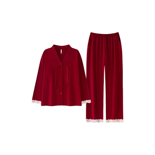 Beina Красный Женский Пижамный Комплект