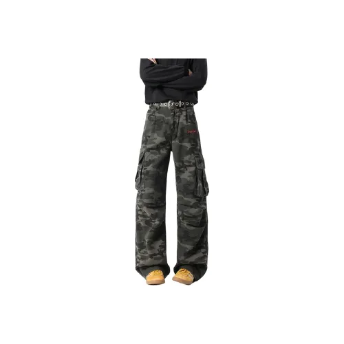 POSIYING Камуфляж Унисекс Повседневные Штаны