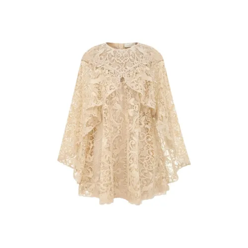 Zimmermann FW25 Длинное платье с длинными рукавами женское