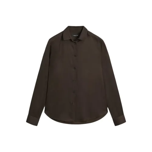 Massimo Dutti Коричневые Женские Рубашки