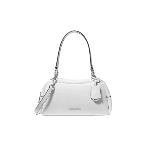 MICHAEL KORS Cecily Кожа Bowling Bag Сумка через плечо Подушка Сумка Кожа Сумка через плечо Женская Белая