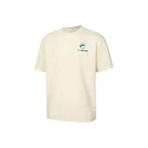 Victor Винтажный Белый Унисекс T-Рубашки