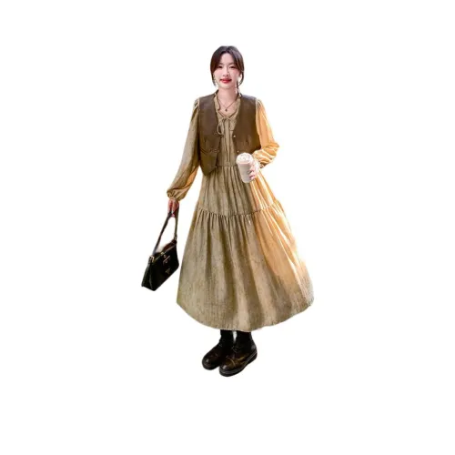 MEXICAN Желтый Женские Комплекты с Юбкой