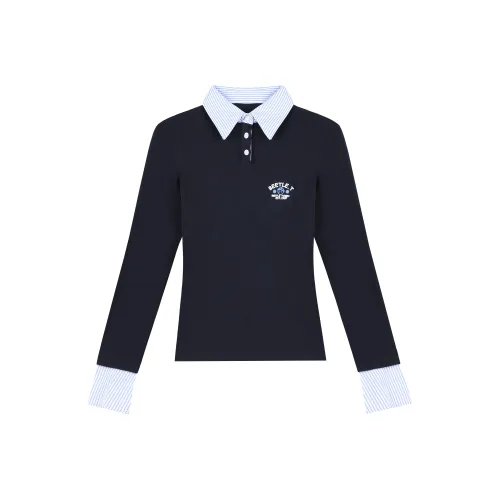 BEETLE TOWN Длинный рукав Т-рубашка Женская