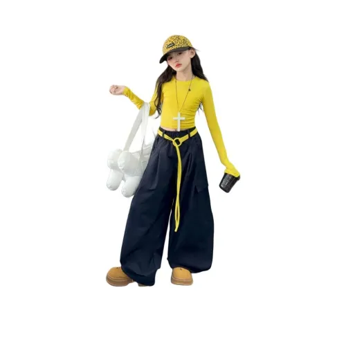 Because No Женский Весенний Осенний Мода Тренд Универсальный Ремень Брюки Детские