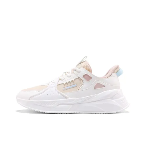 361° Амортизация Дышащий Легкий Низкий Топ Повседневная Обувь Женская Белый Бежевый