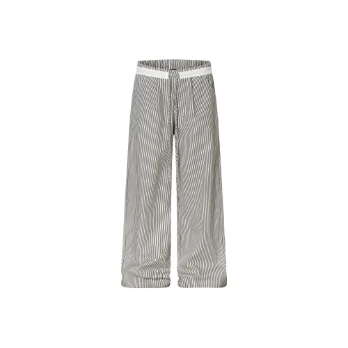 GBXM Черный Белый Полосы Унисекс Повседневные Штаны