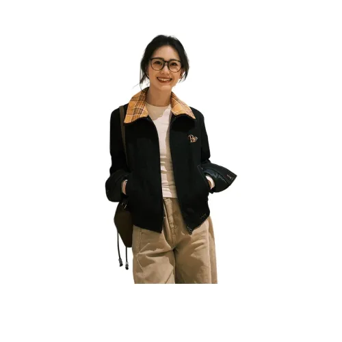 BVODE Джинсовый Черный Женский Короткий Пальто