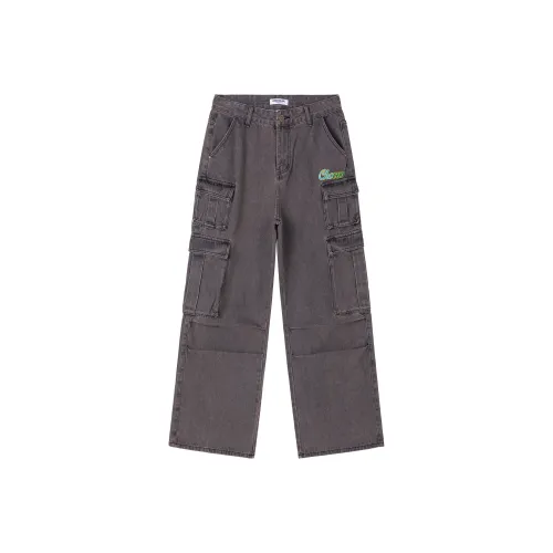 CHOCOOLATE XPB0323 Вымытые Коричневые Унисекс Джинсы