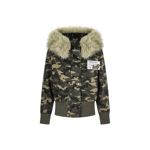 WAYHWEI Камуфляж Женский Свитшот