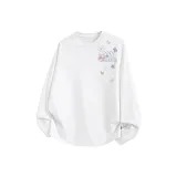 Белый (Сладкий стиль, бабочка, логотип на левом плече)