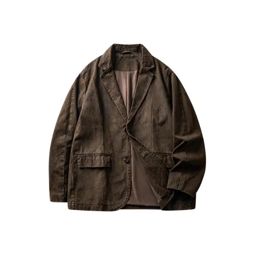 HZWH Кофе Мужские Деловые Костюмы