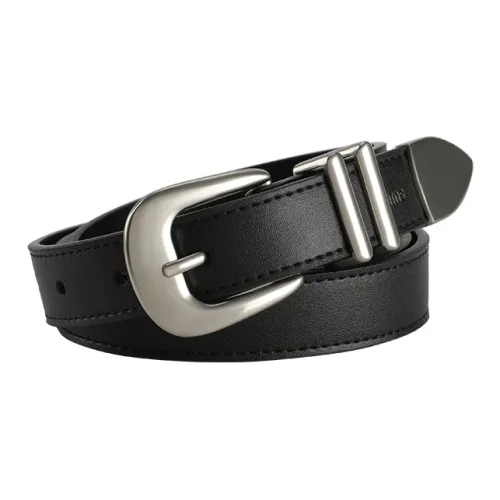 15 MINS Полиуретановая кожа ремни женские ширина 2,4 см