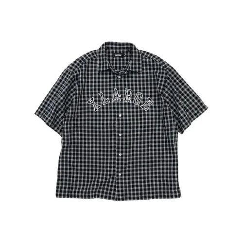 XLARGE Мужские черные рубашки