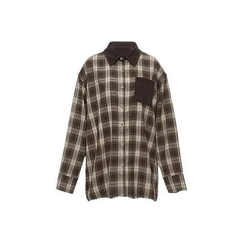 KYKW Коричневый Унисекс Рубашки