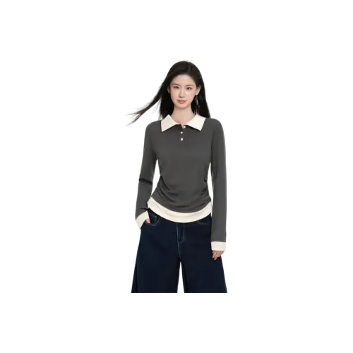 EVPGB Серый Женский Трикотаж