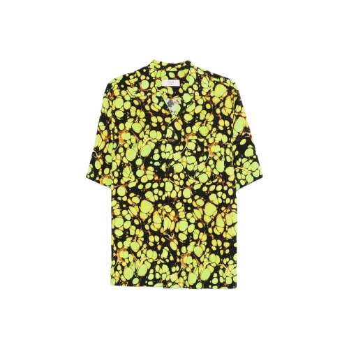 MARTINE ROSE Зеленые Мужские Рубашки