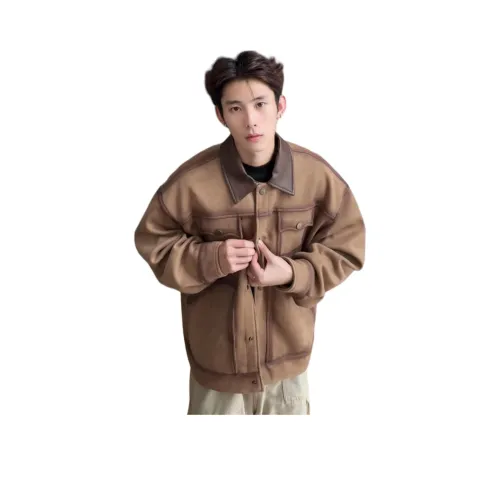 MORii Светло-верблюжий Кофе Унисекс Куртки