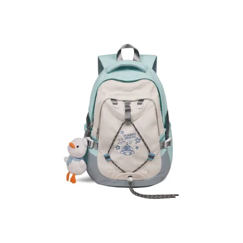 PT'SON Ткань Рюкзак Женские Синий