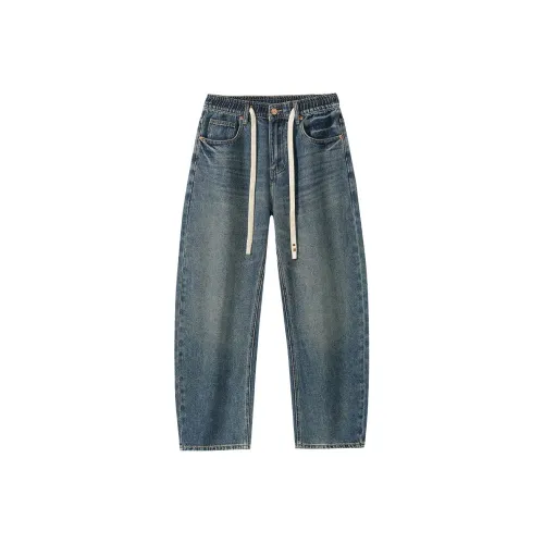 HALEBOSS Синий Мужской Джинсы